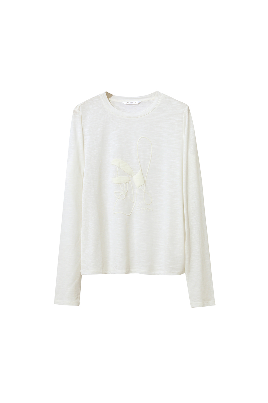 Crew Neck Printed Cotton T-shirt