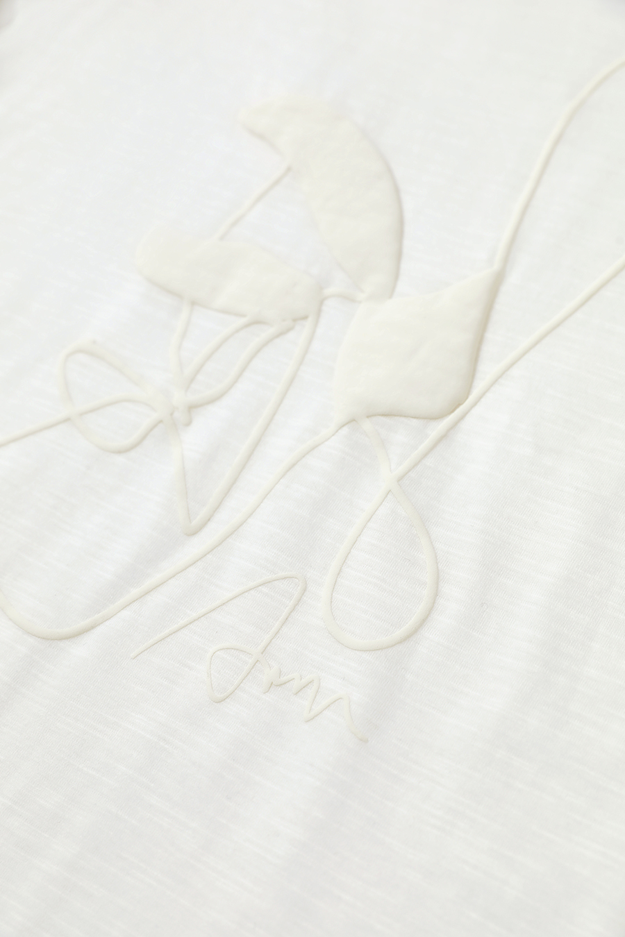 Crew Neck Printed Cotton T-shirt