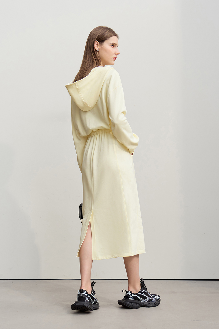 Hooded Sweatshirt Dress