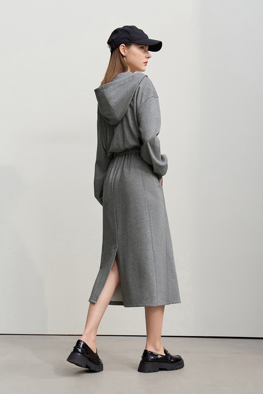 Hooded Sweatshirt Dress