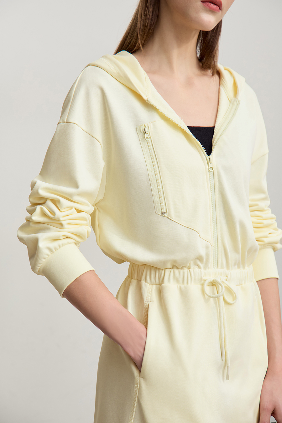 Hooded Sweatshirt Dress