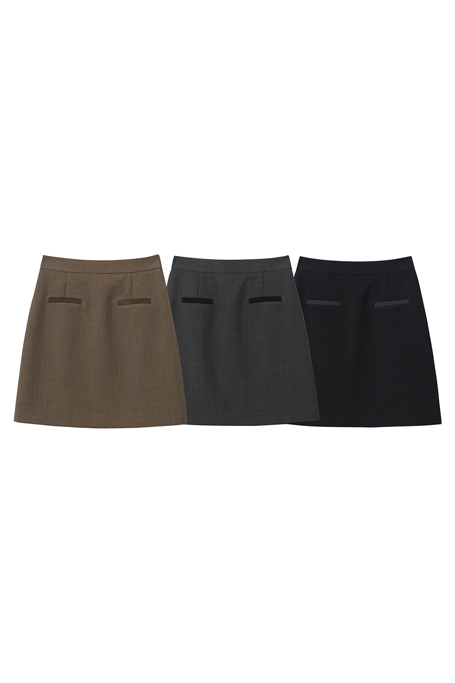 Office Short Midi Skirt|AMII-AMII.com