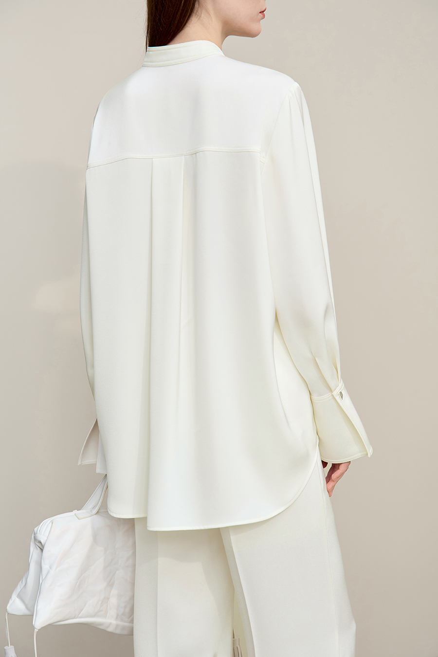 Matte Satin Chiffon Blouse