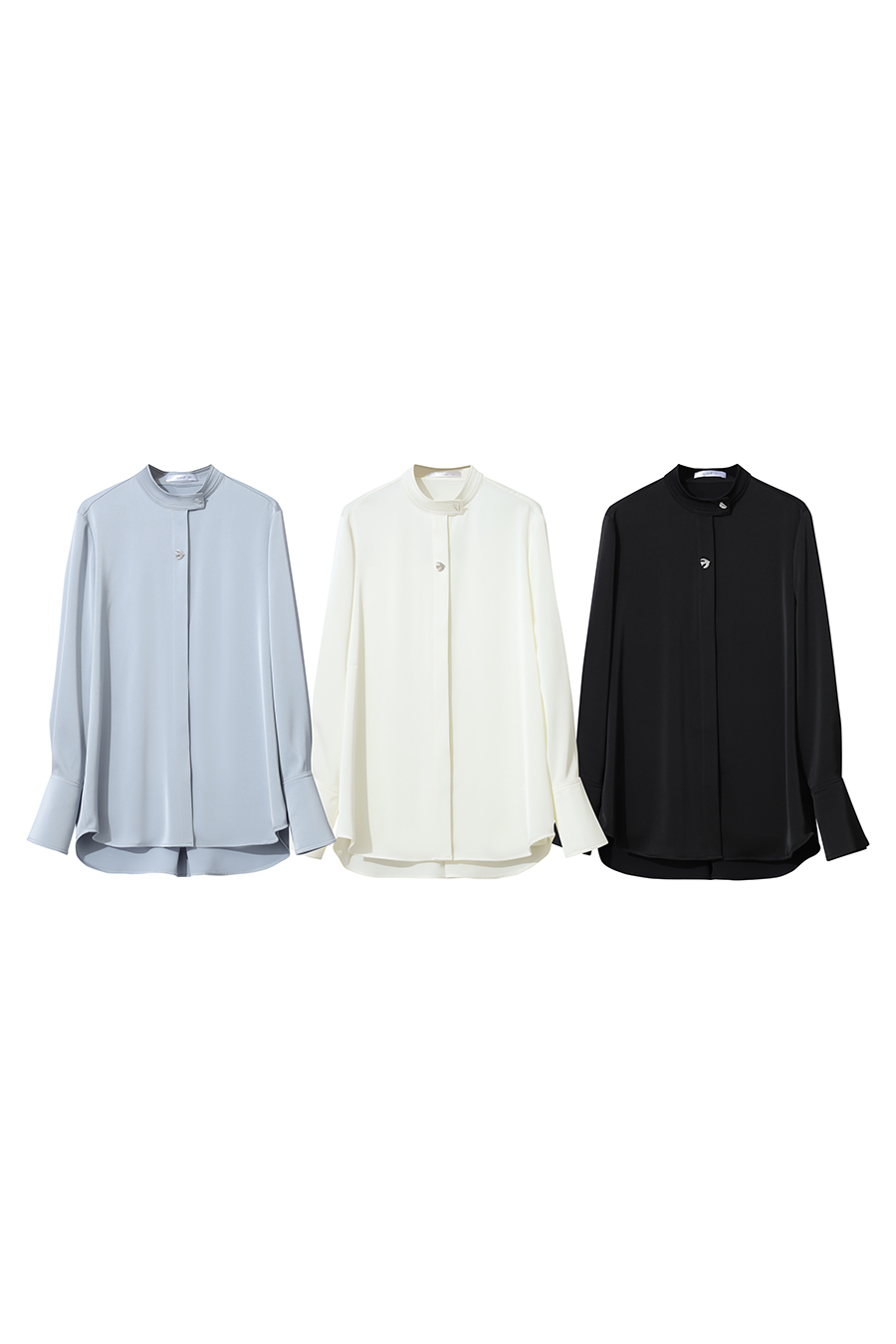 Matte Satin Chiffon Blouse