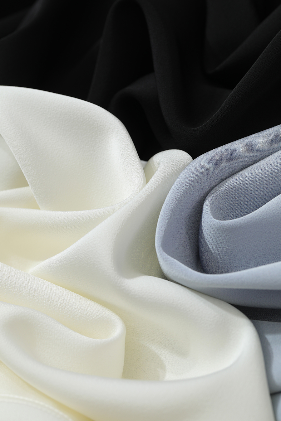 Matte Satin Chiffon Blouse