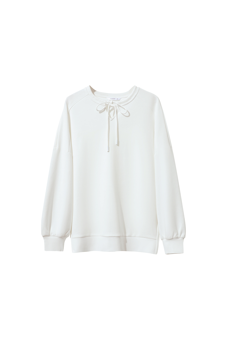 Mixed Fabric Patchwork Drawstring Hoodie|AMII-AMII.com