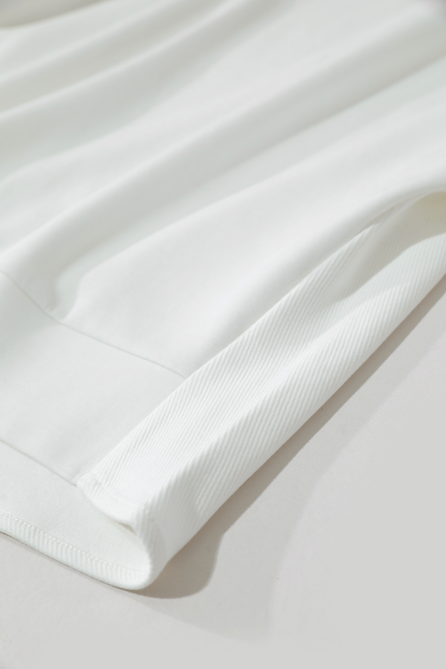 Mixed Fabric Patchwork Drawstring Hoodie|AMII-AMII.com