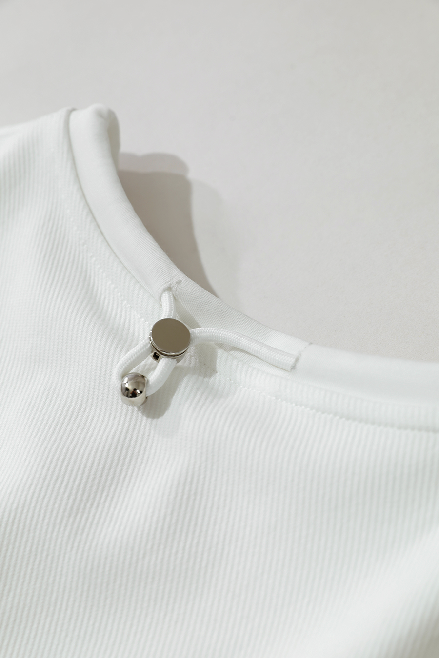 Mixed Fabric Patchwork Drawstring Hoodie|AMII-AMII.com