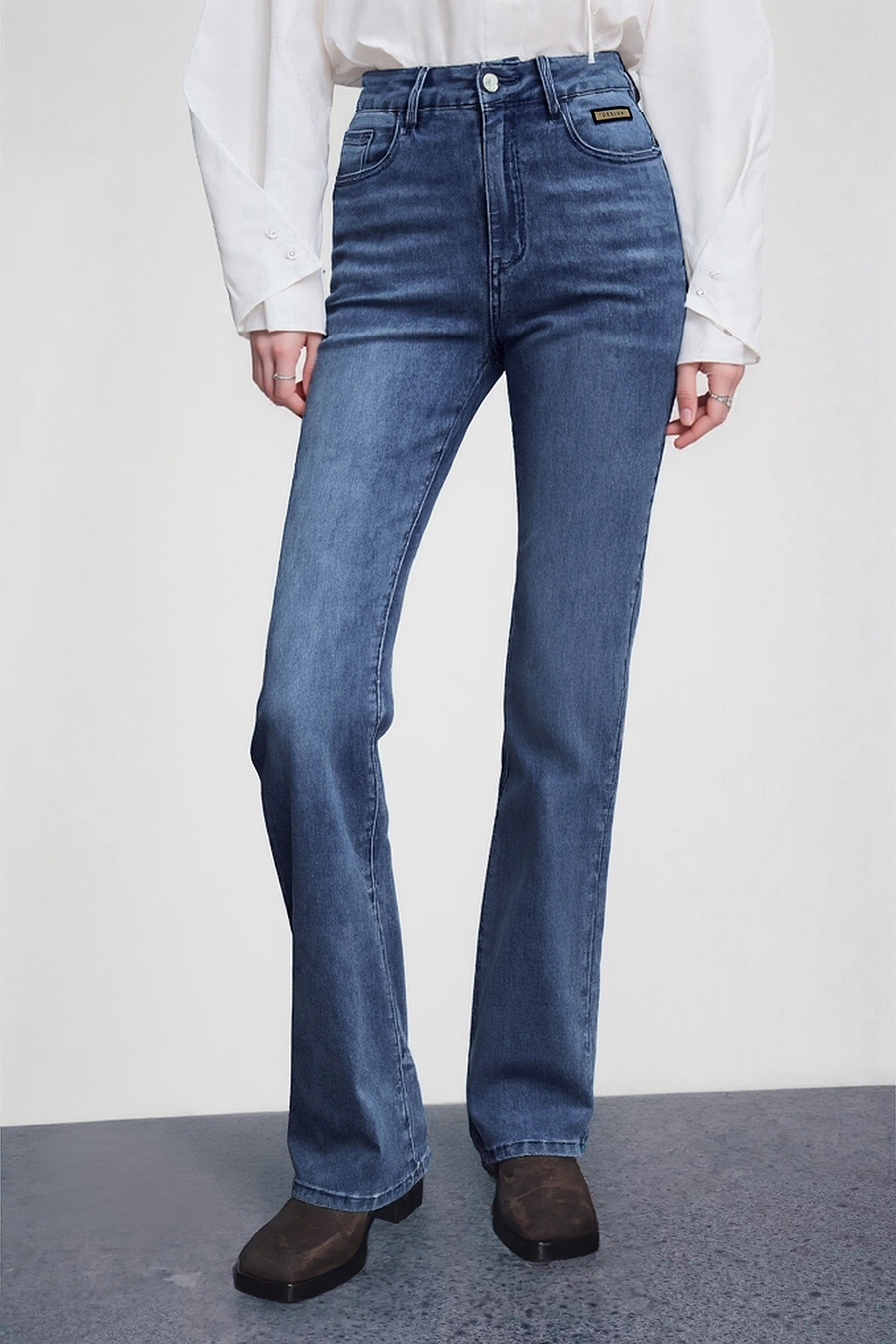 Slim Fit Flared Jeans
