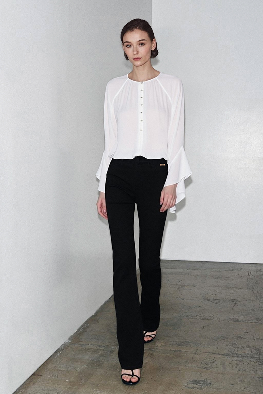 Slim Fit Flared Jeans