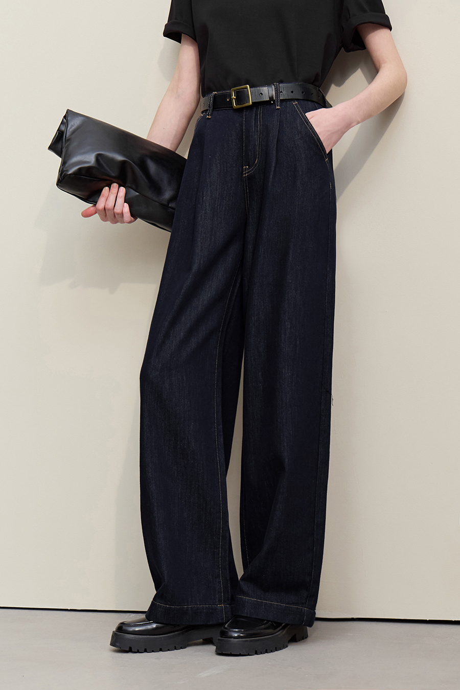 Linen Cotton Lyocell Jeans|AMII