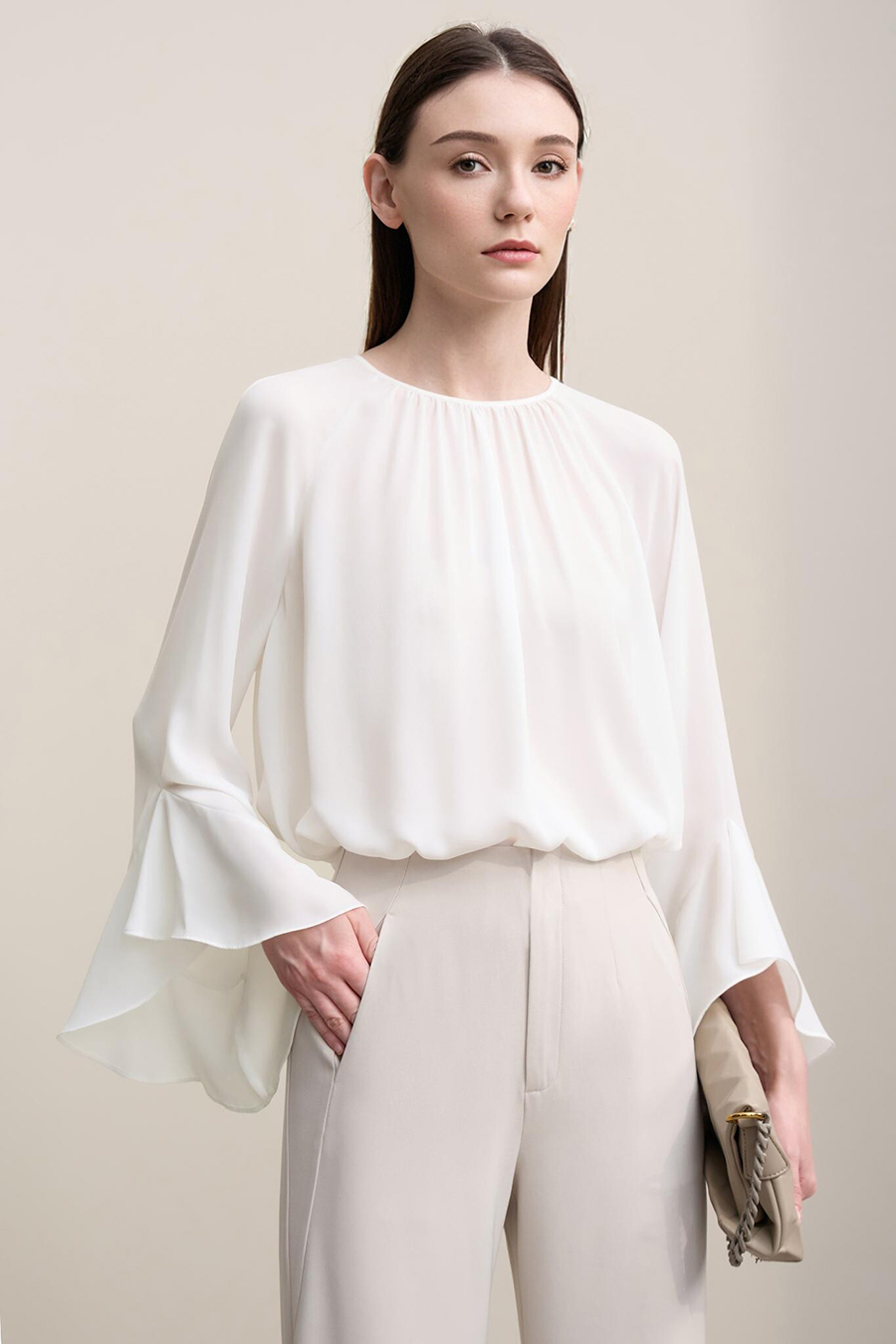 Reversible Chiffon Top