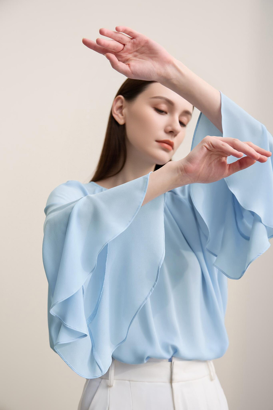 Reversible Chiffon Top