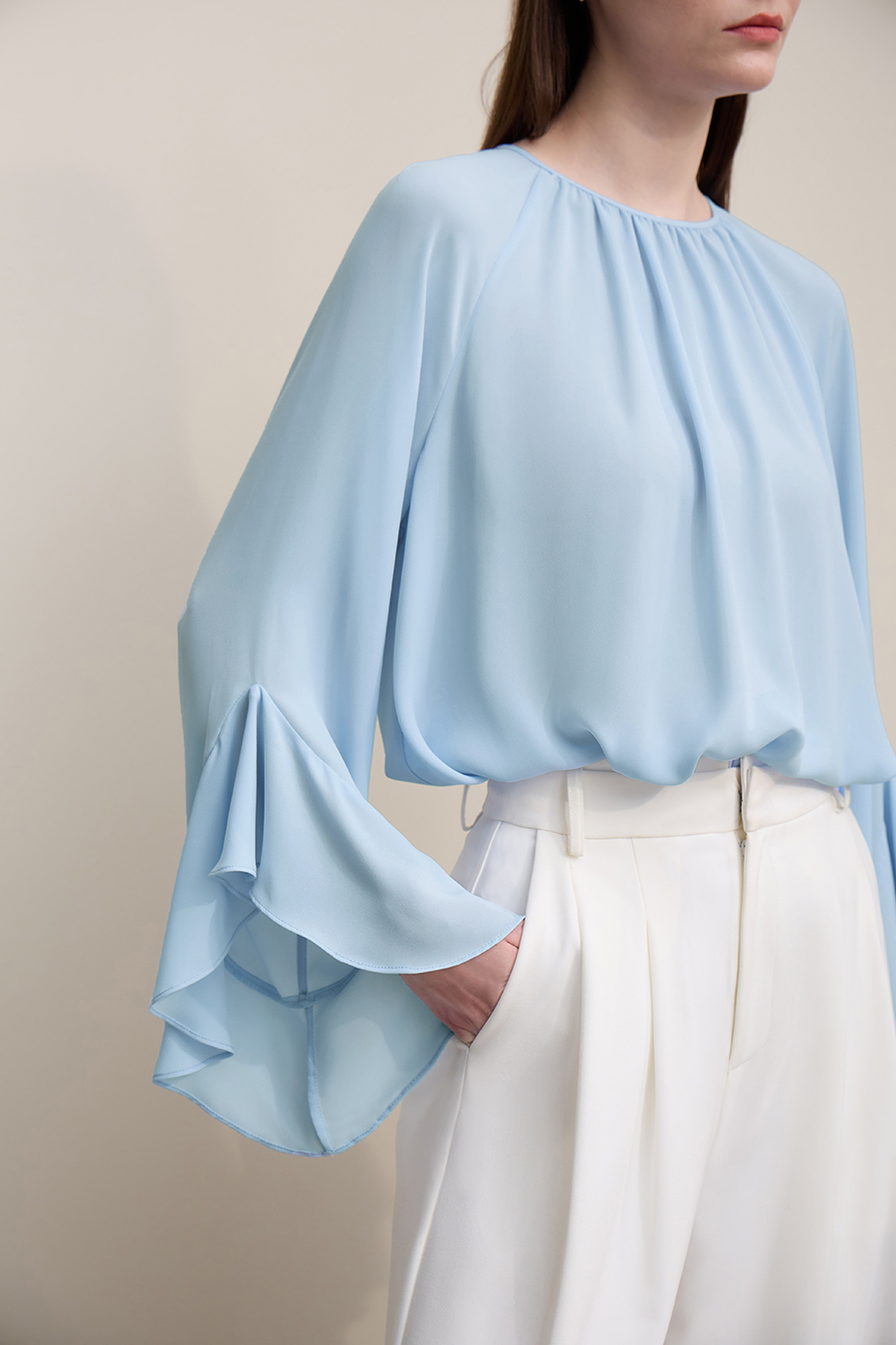 Reversible Chiffon Top