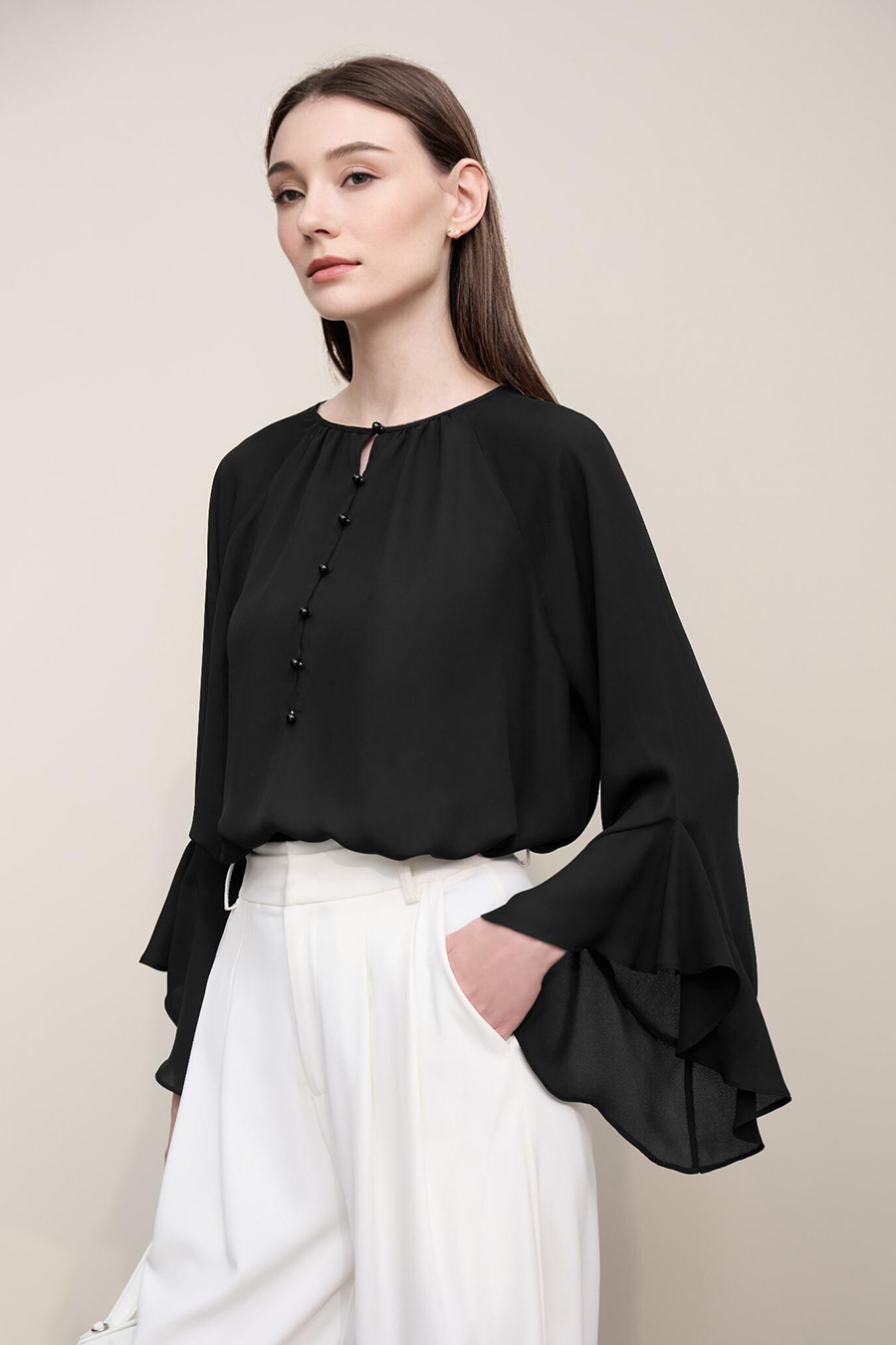 Reversible Chiffon Top