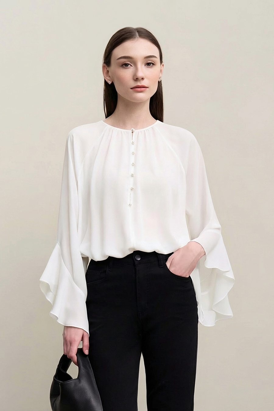 Reversible Chiffon Top