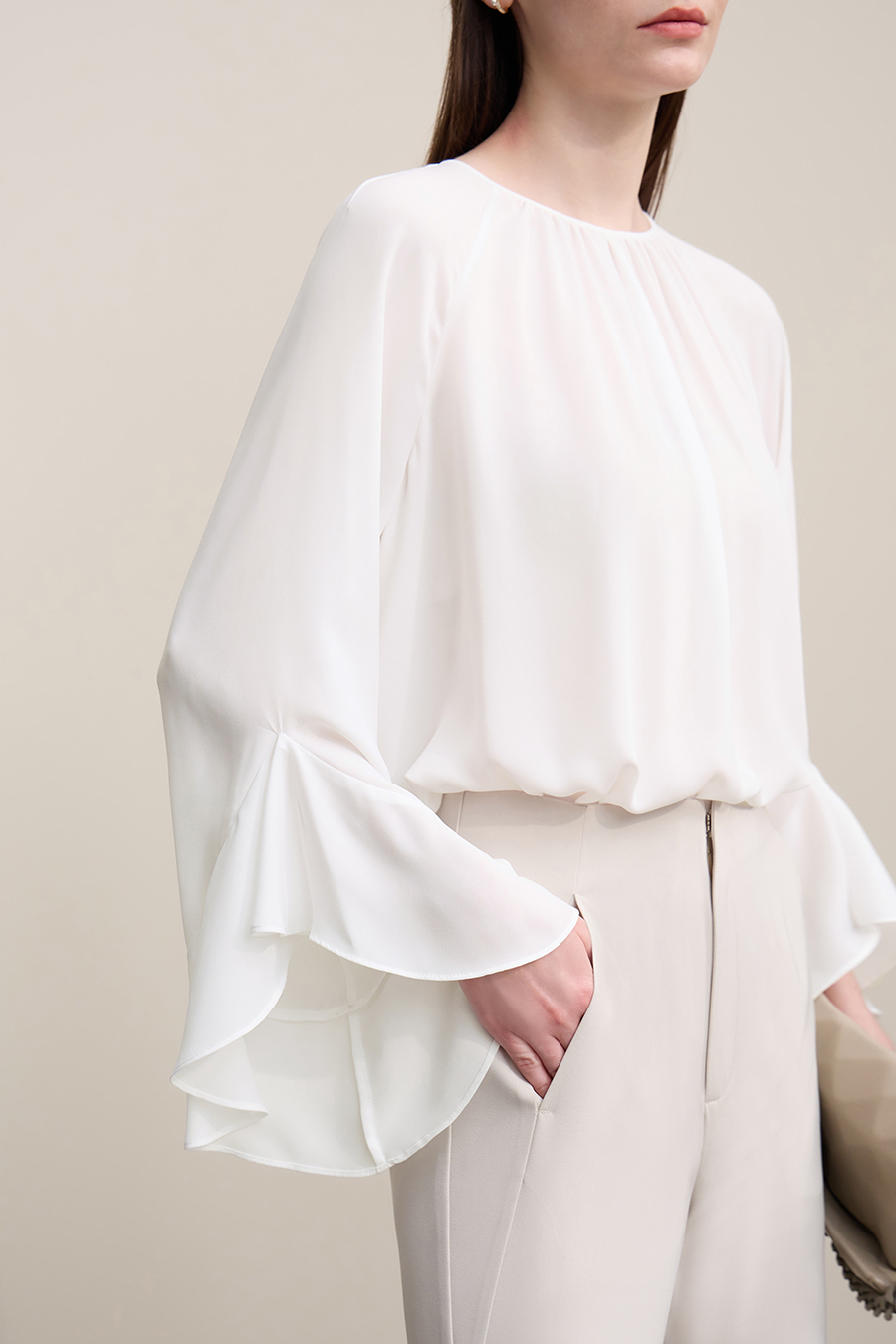 Reversible Chiffon Top