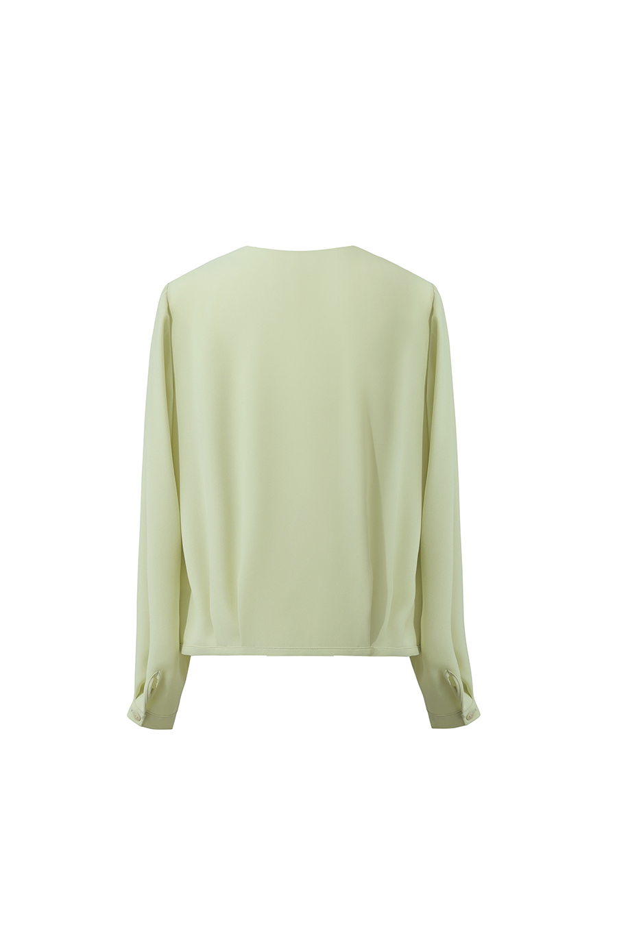 Asymmetric Neck Chiffon Top