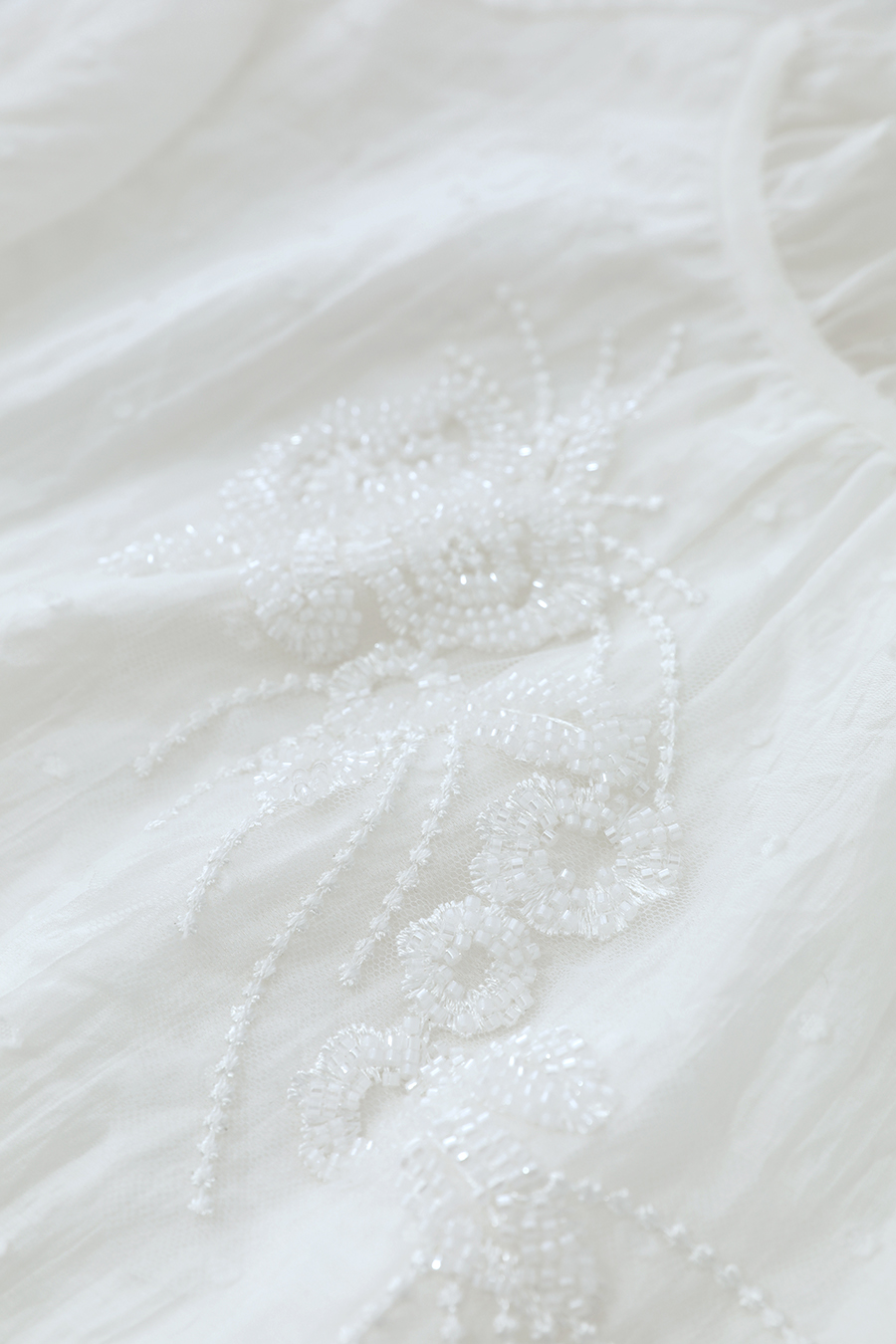 Lyocell Ruffle Trim Dress