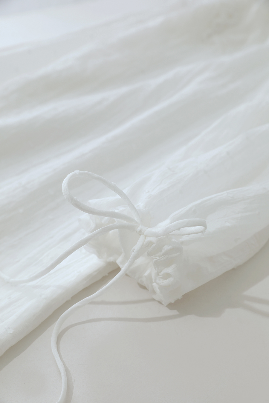 Lyocell Ruffle Trim Dress