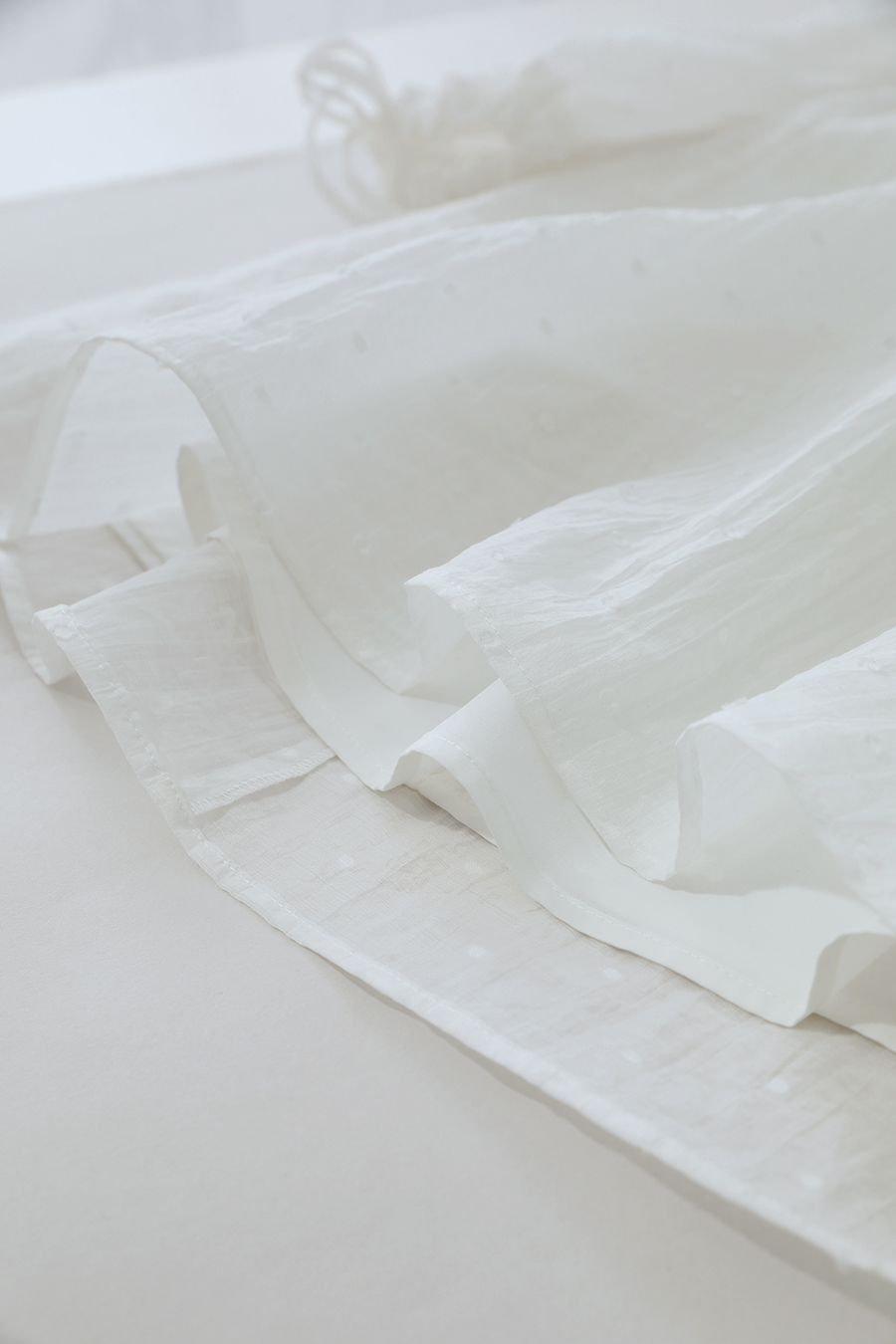 Lyocell Ruffle Trim Dress