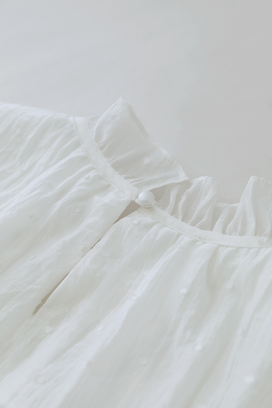 Lyocell Ruffle Trim Dress