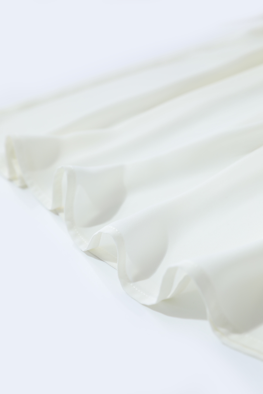 Lace Spliced Chiffon Top