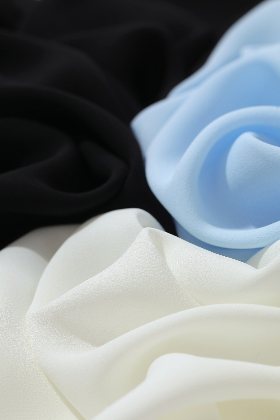 Lace Spliced Chiffon Top