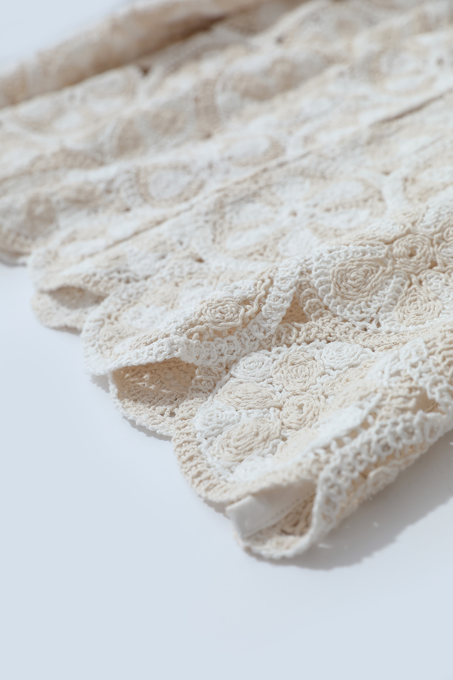 Crochet Lace Cropped Cardigan