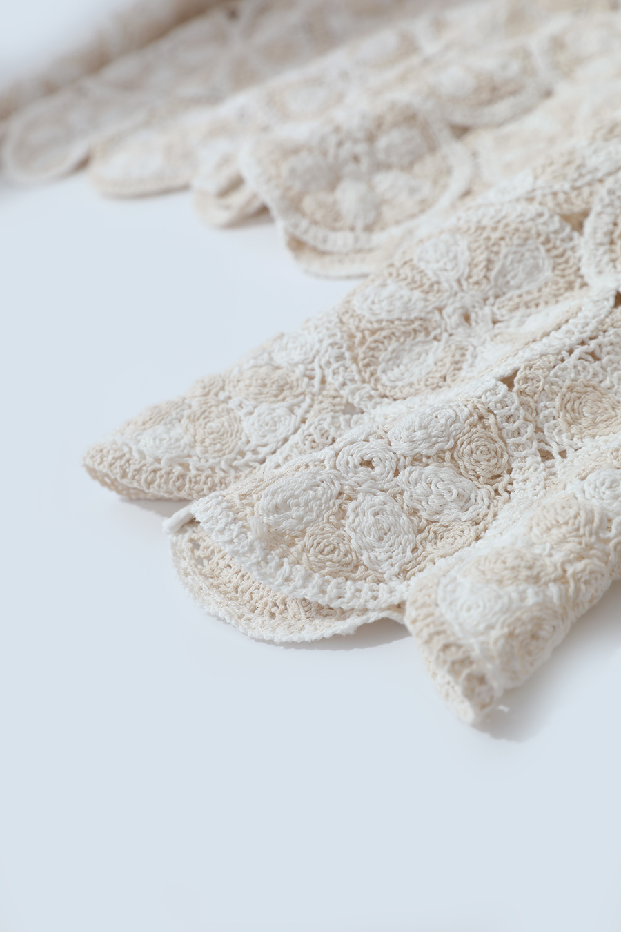 Crochet Lace Cropped Cardigan