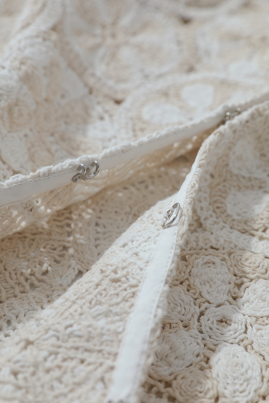 Crochet Lace Cropped Cardigan