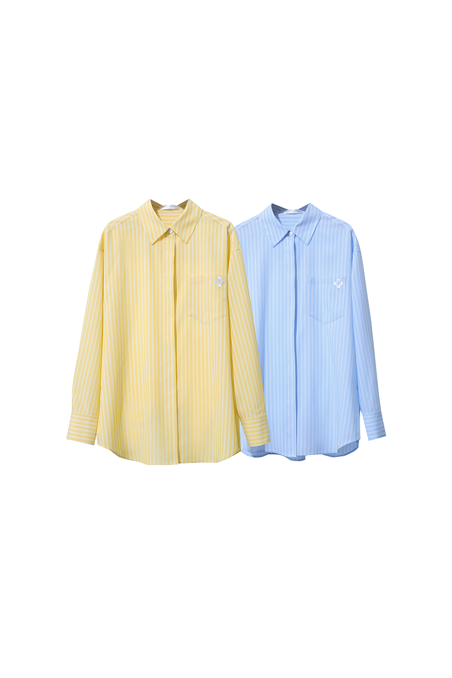 Lapel Striped Shirt