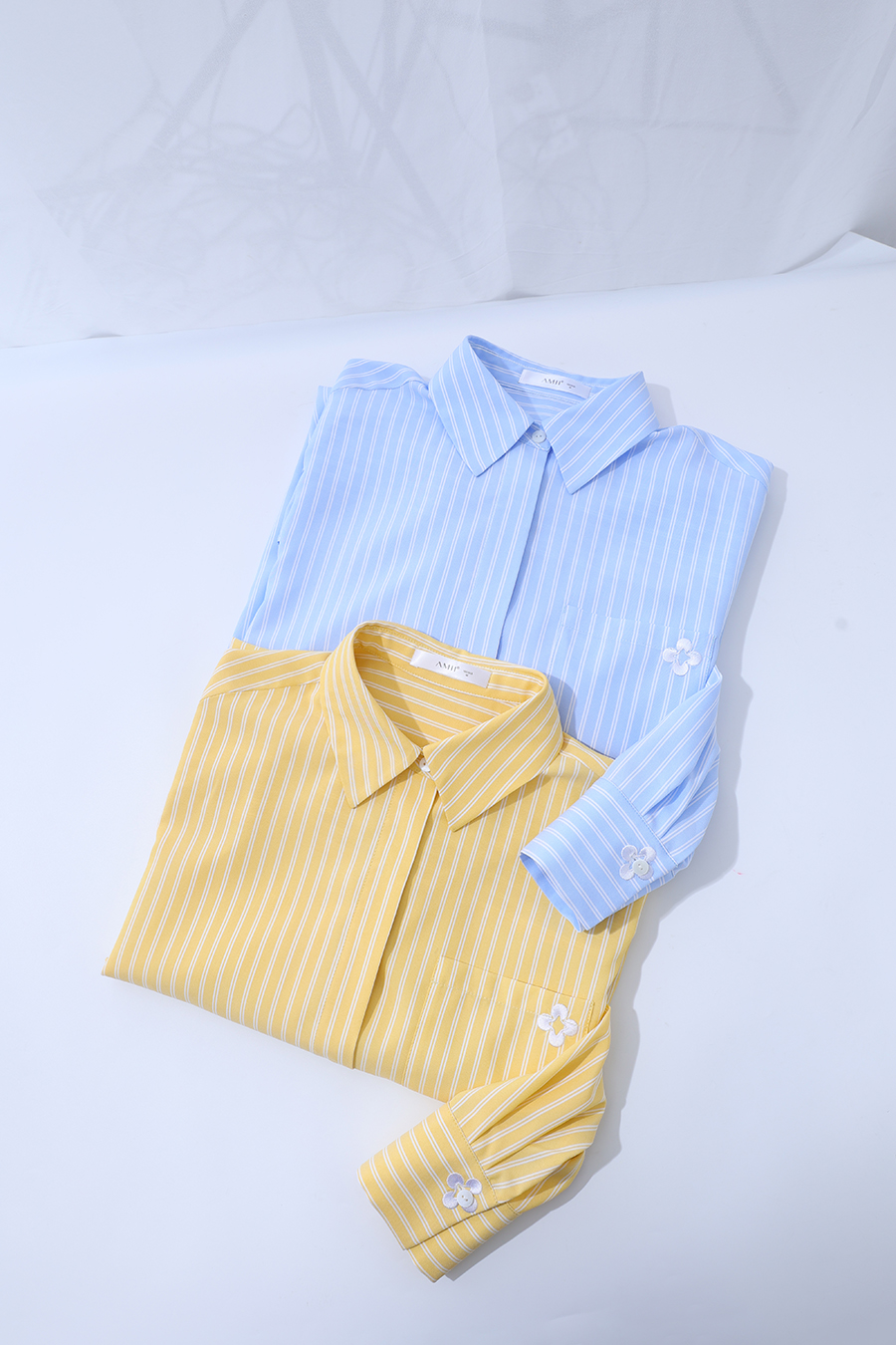 Lapel Striped Shirt