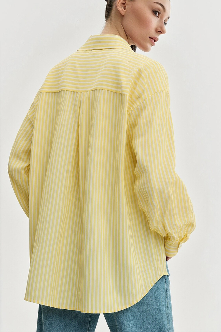 Lapel Striped Shirt
