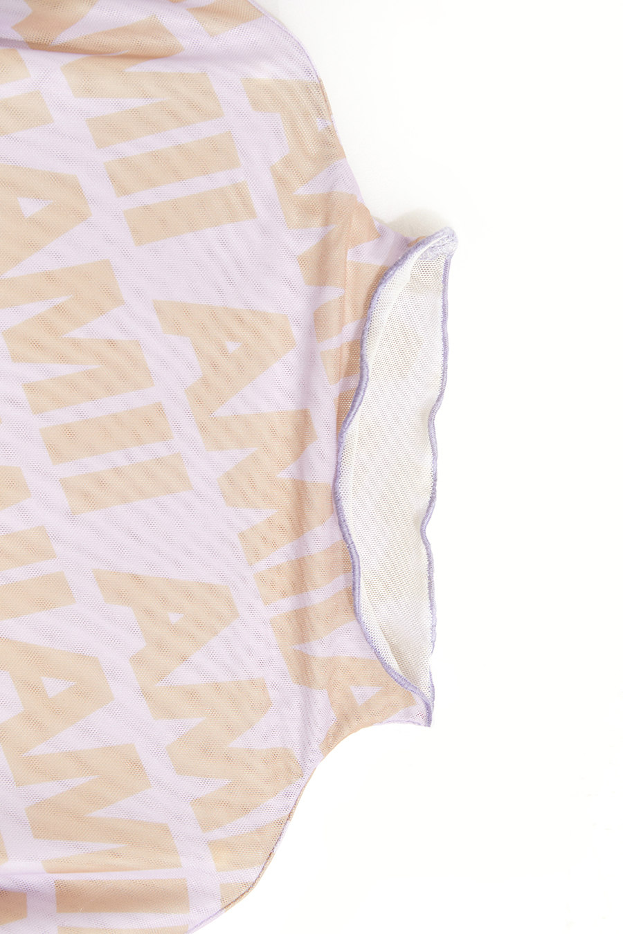 Half Turtleneck Mesh T-Shirt