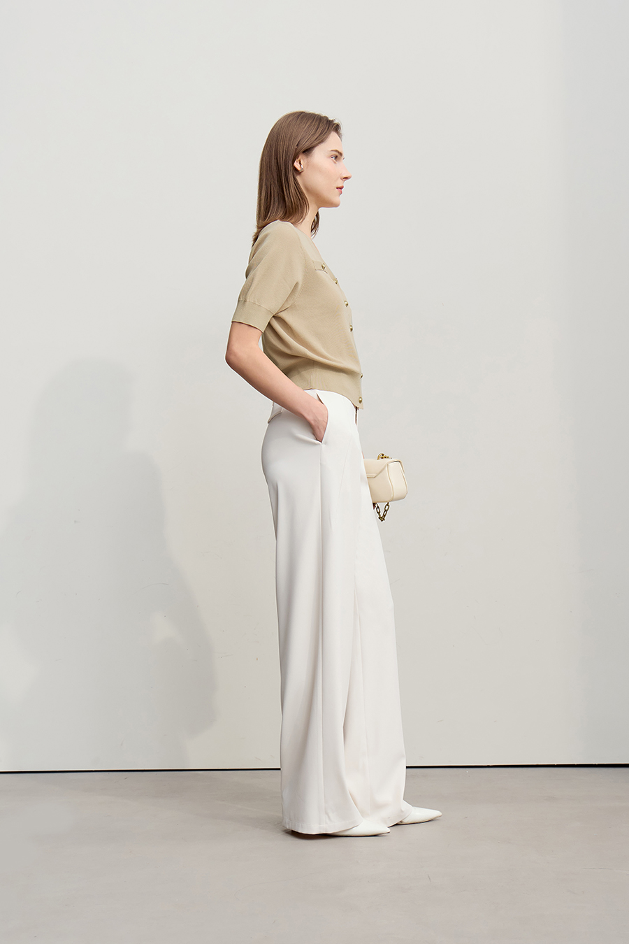 Chanel-Style Short Sleeve Knit Cardigan|AMII-AMII.com