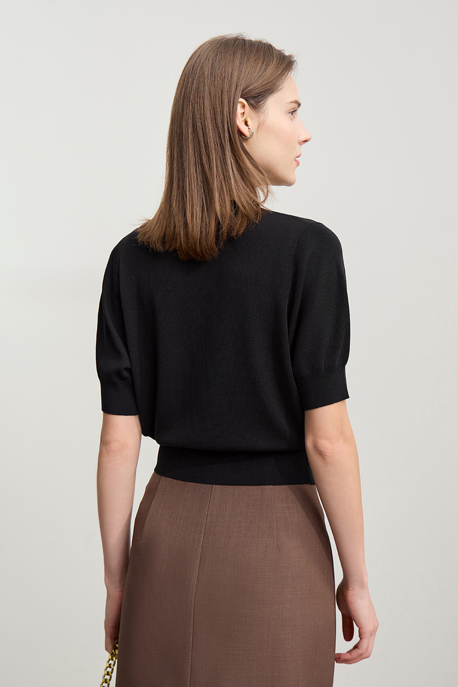 Chanel-Style Short Sleeve Knit Cardigan|AMII-AMII.com