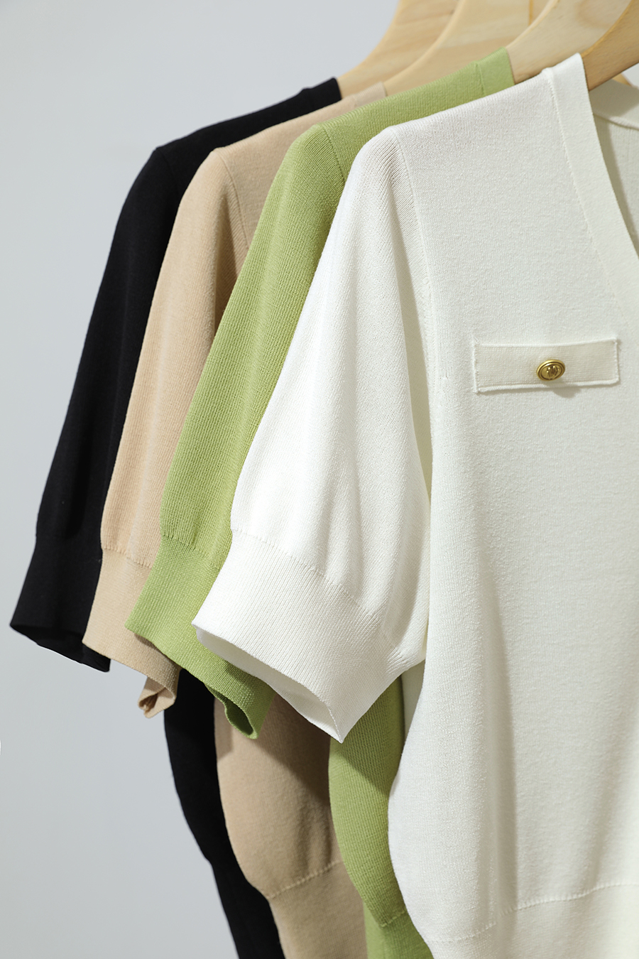 Chanel-Style Short Sleeve Knit Cardigan|AMII-AMII.com