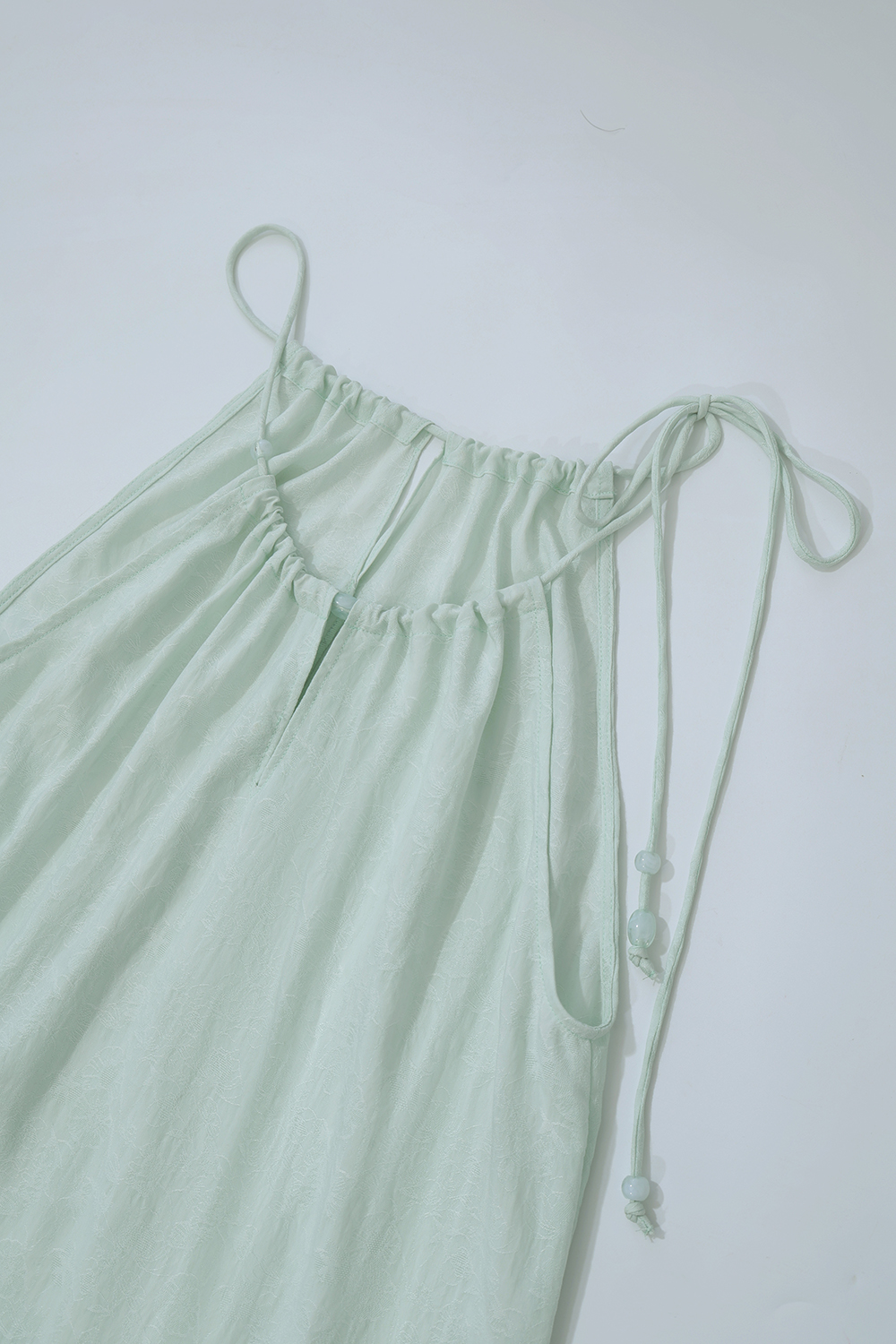 Tie Jacquard Camisole Top