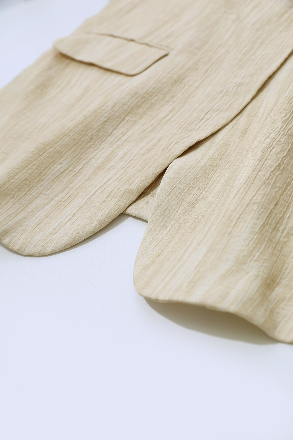 V-neck Short Sleeve Tie-dye Blazer