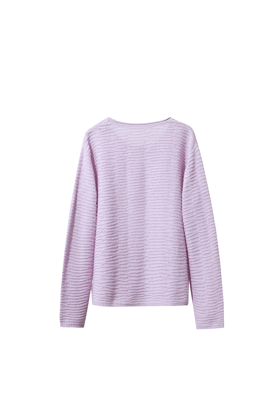 Lace Spliced Knitted Sweater