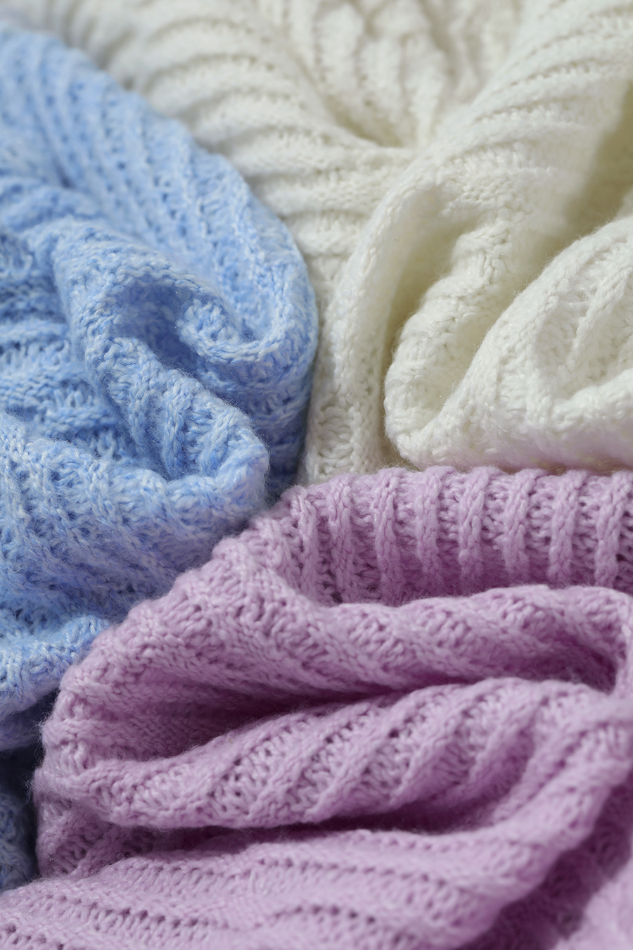 Lace Spliced Knitted Sweater