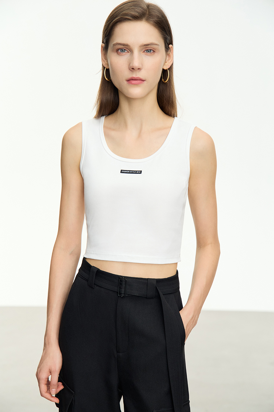 Woven Label Decor Camisole|AMII