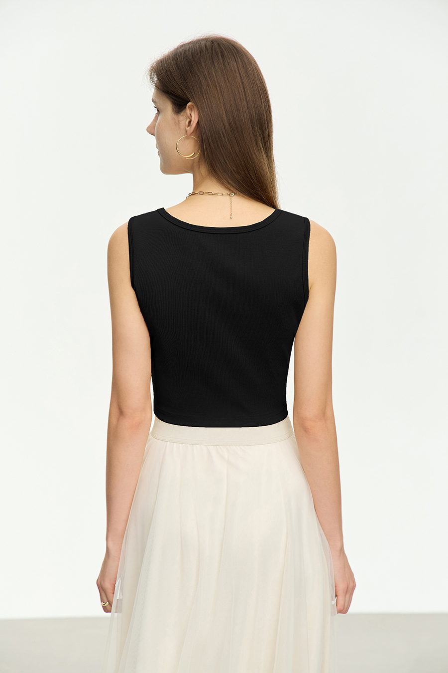 Woven Label Decor Camisole|AMII