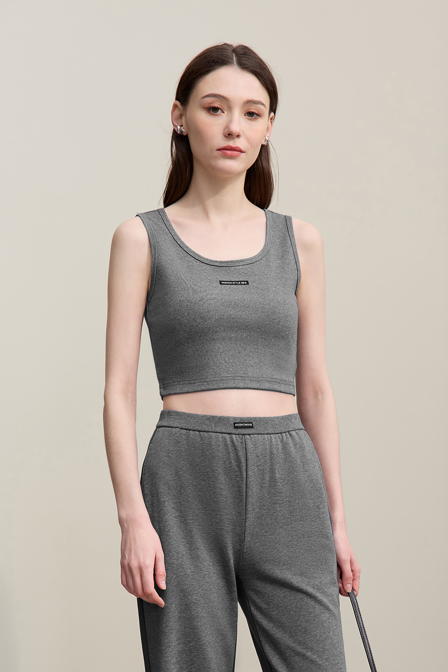 Woven Label Decor Camisole|AMII