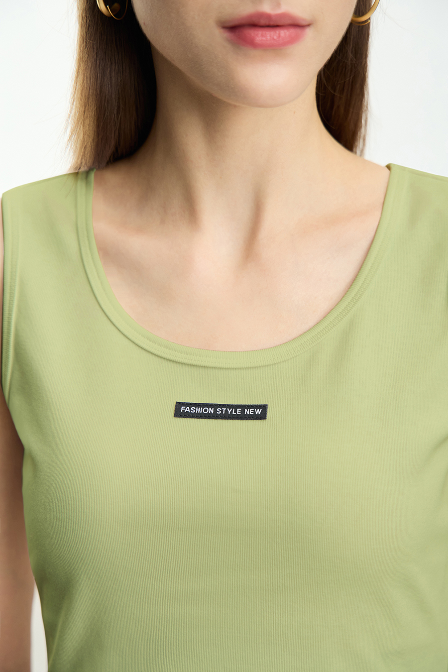 Woven Label Decor Camisole|AMII