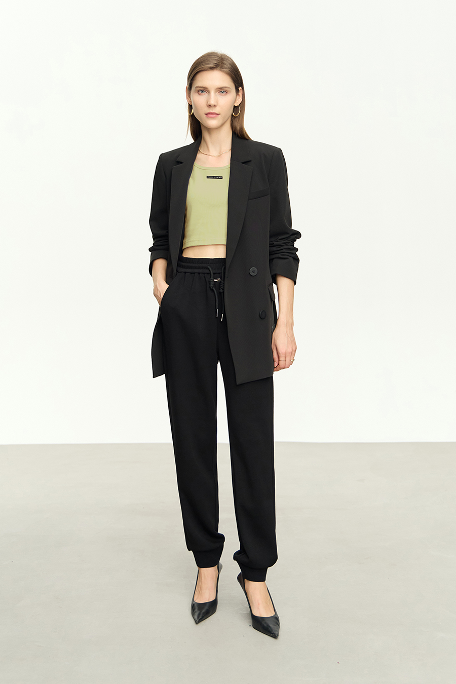 Woven Label Decor Camisole|AMII