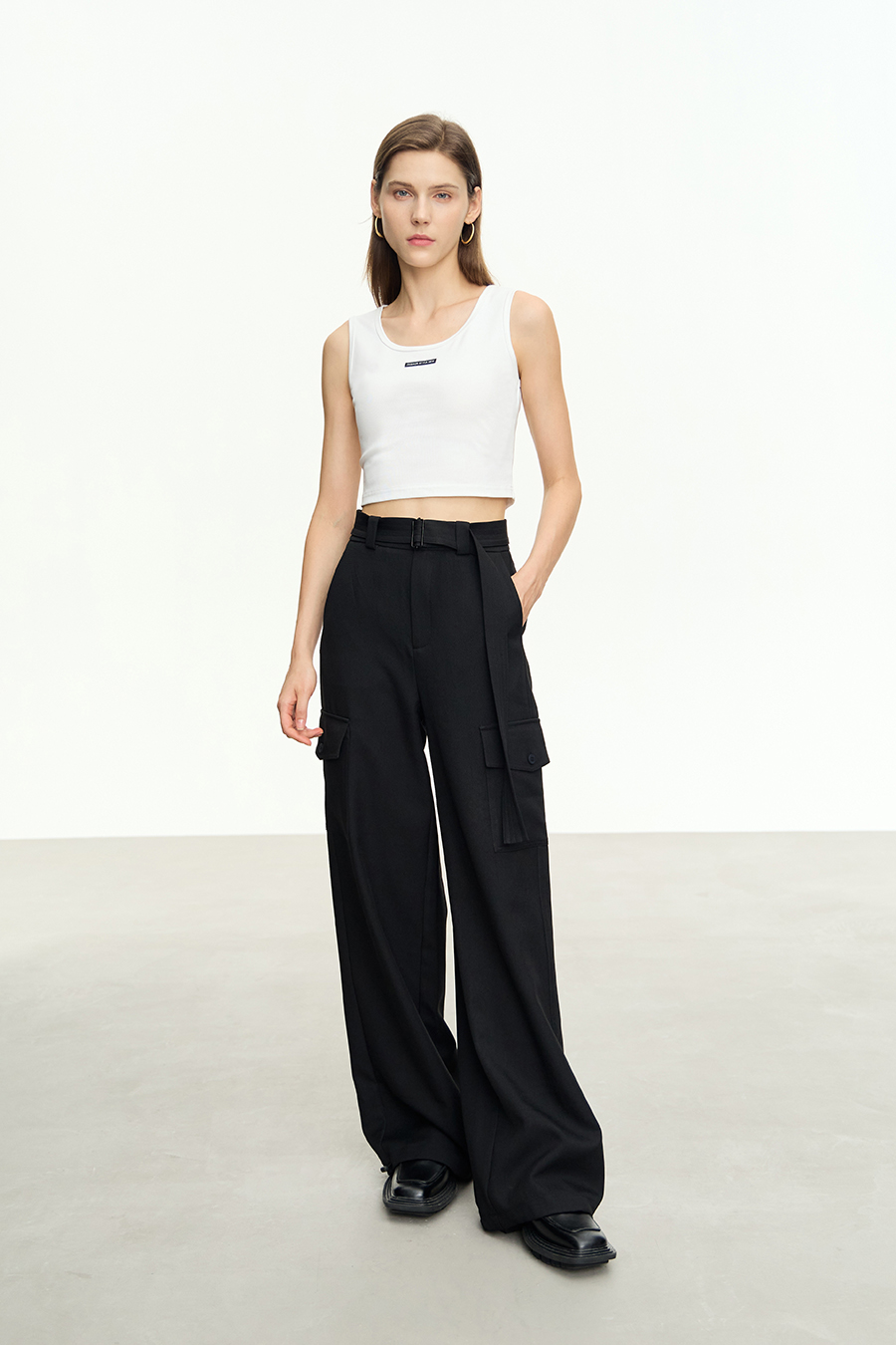 Woven Label Decor Camisole|AMII