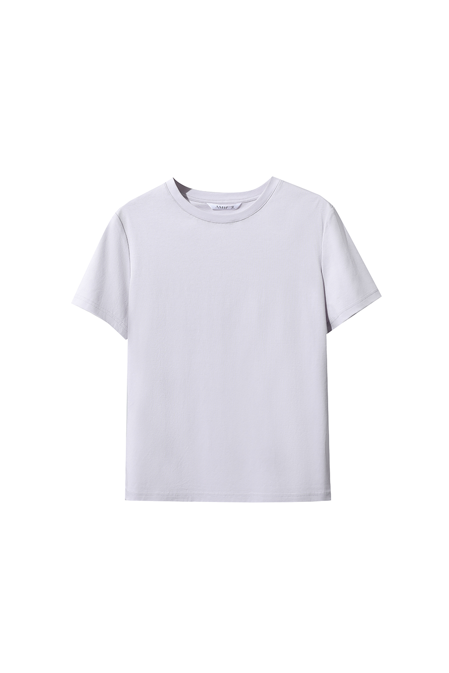 Crew Neck Short Sleeve Pure Cotton T-shirt|AMII