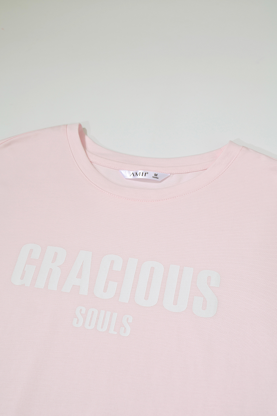 Letter Printed Cotton T-shirt